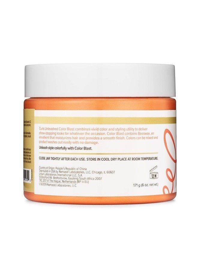 Curls Unleashed ORS Curls Unleashed Color Blast, Peachtree Temporary Color Wax, Infused with Beeswax & Castor Oil (6.0 oz)  - Image 4
