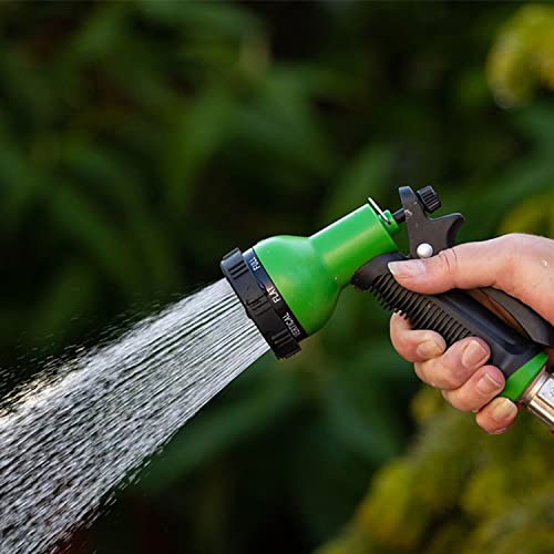 Besiter Garden Hose Nozzle Sprayer: 2 Pack 10 Watering Patterns Water Hose Spray Nozzles for Garden Hose Heavy Duty Hose Head Hose Attachment for Garden Hose YellowGreen - Image 2
