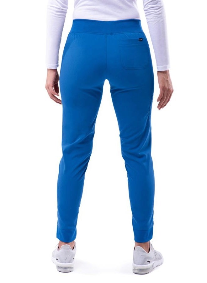 Adar Uniforms Adar Pro Scrubs For Women - Ultimate Yoga Jogger Scrub Pants - P7104 - Royal Blue - S - Image 2