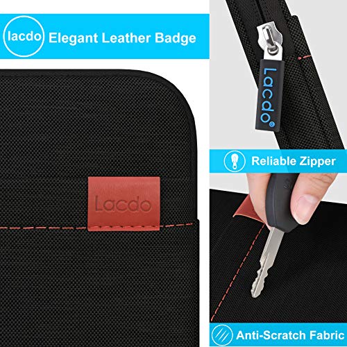 Lacdo Waterproof External USB CD DVD Writer Blu-Ray Protective Storage Carrying Case Bag Compatible Apple MD564ZM/A SuperDrive,Magic Trackpad, Samsung/LG/Dell/ASUS/External DVD Drives, Black - Image 5