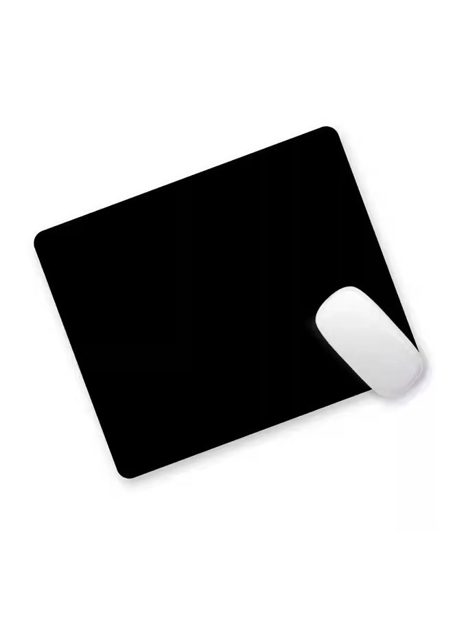 Black mouse pad (260x210x3mm), waterproof laptop pad, office mouse pad - Image 5