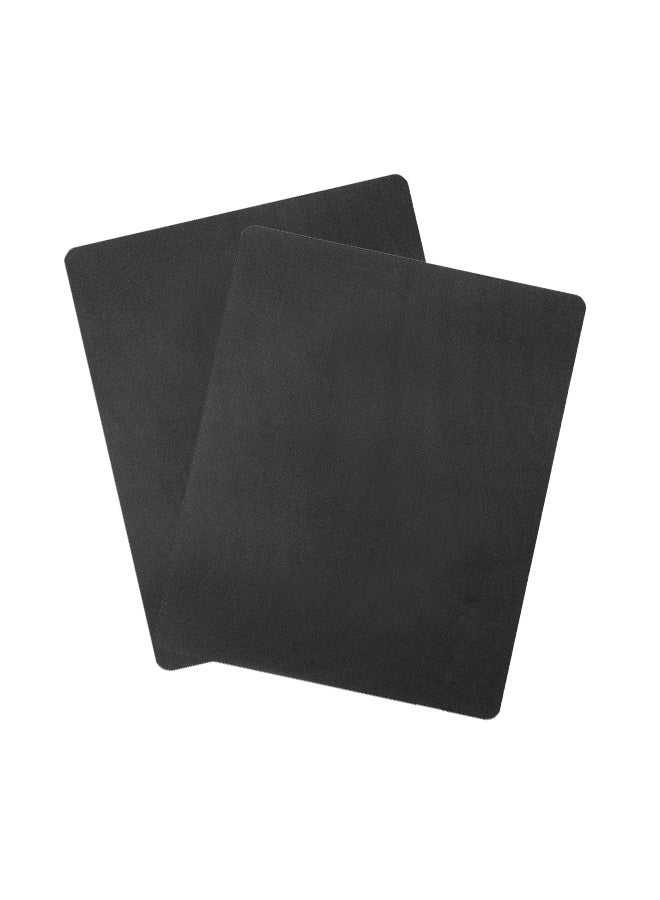 Black mouse pad (260x210x3mm), waterproof laptop pad, office mouse pad - Image 3