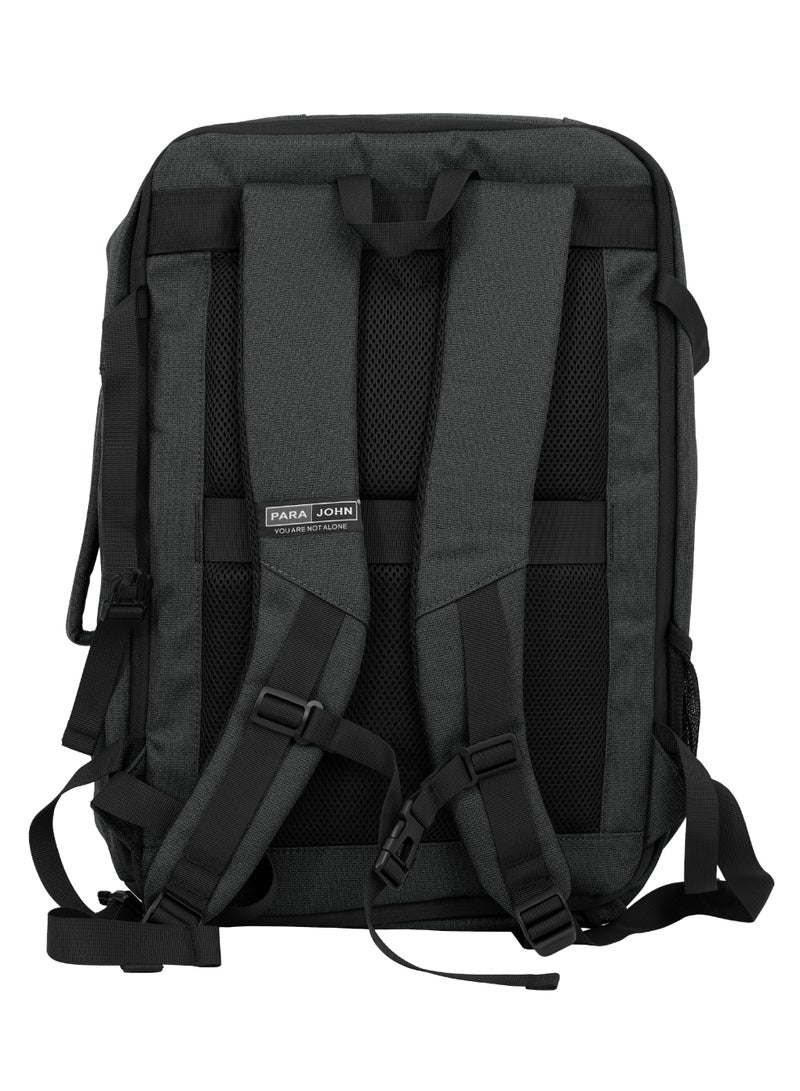 Parajohn 18.5 Inch Travel Backpack for Men & Women, 420D Polyester Laptop Backpack with Large Capacity, Durable Zippers, Padded Shoulder Straps and Multiple Compartments, Green - Image 5