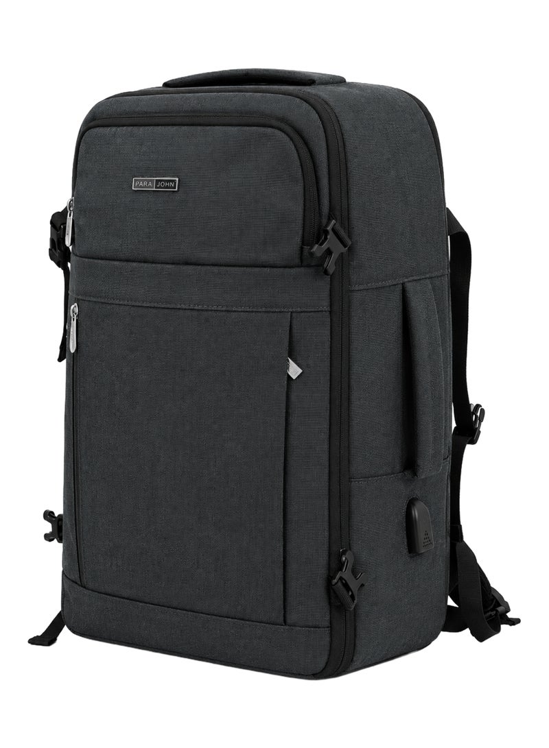 Parajohn 18.5 Inch Travel Backpack for Men & Women, 420D Polyester Laptop Backpack with Large Capacity, Durable Zippers, Padded Shoulder Straps and Multiple Compartments, Green - Image 1