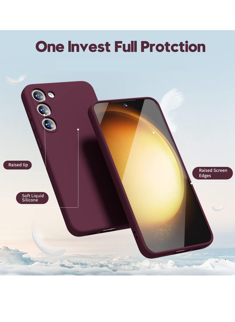 Samsung Galaxy A35 Case Cover Flexible Soft Silicone Slim Fit Case for Galaxy A35 Anti Scratch with Inside Microfiber Lining Shockproof Protective Phone Case for Galaxy A35 Case 6.6 inch