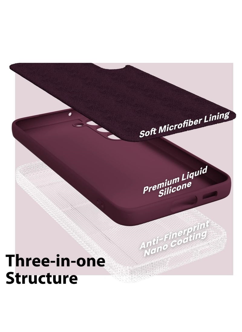 Samsung Galaxy A35 Case Cover Flexible Soft Silicone Slim Fit Case for Galaxy A35 Anti Scratch with Inside Microfiber Lining Shockproof Protective Phone Case for Galaxy A35 Case 6.6 inch
