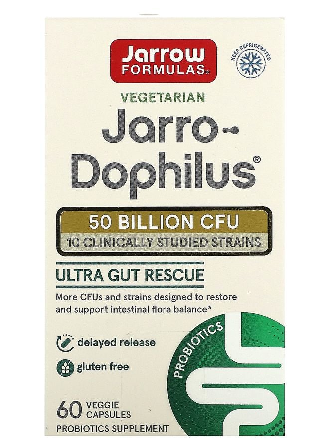 jarrow formulas JarroDophilus 50 Billion CFU 60 Veggie Capsules