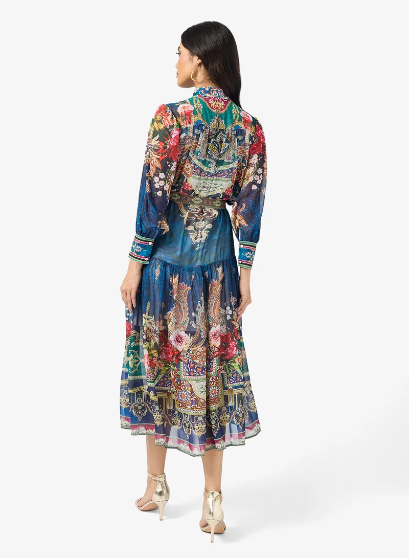 Khizana Printed Dress