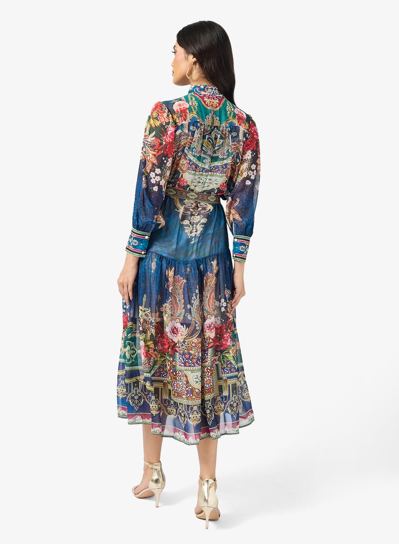 Khizana Printed Dress - Image 2