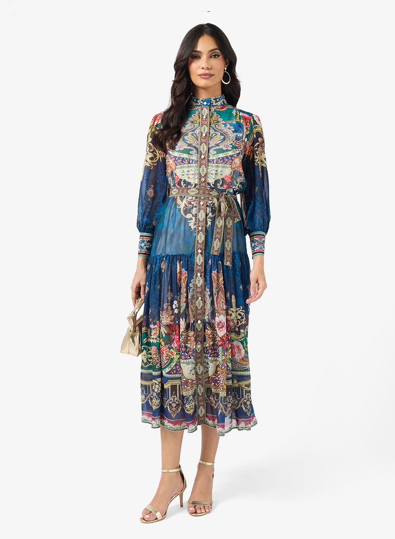 Khizana Printed Dress - Image 1