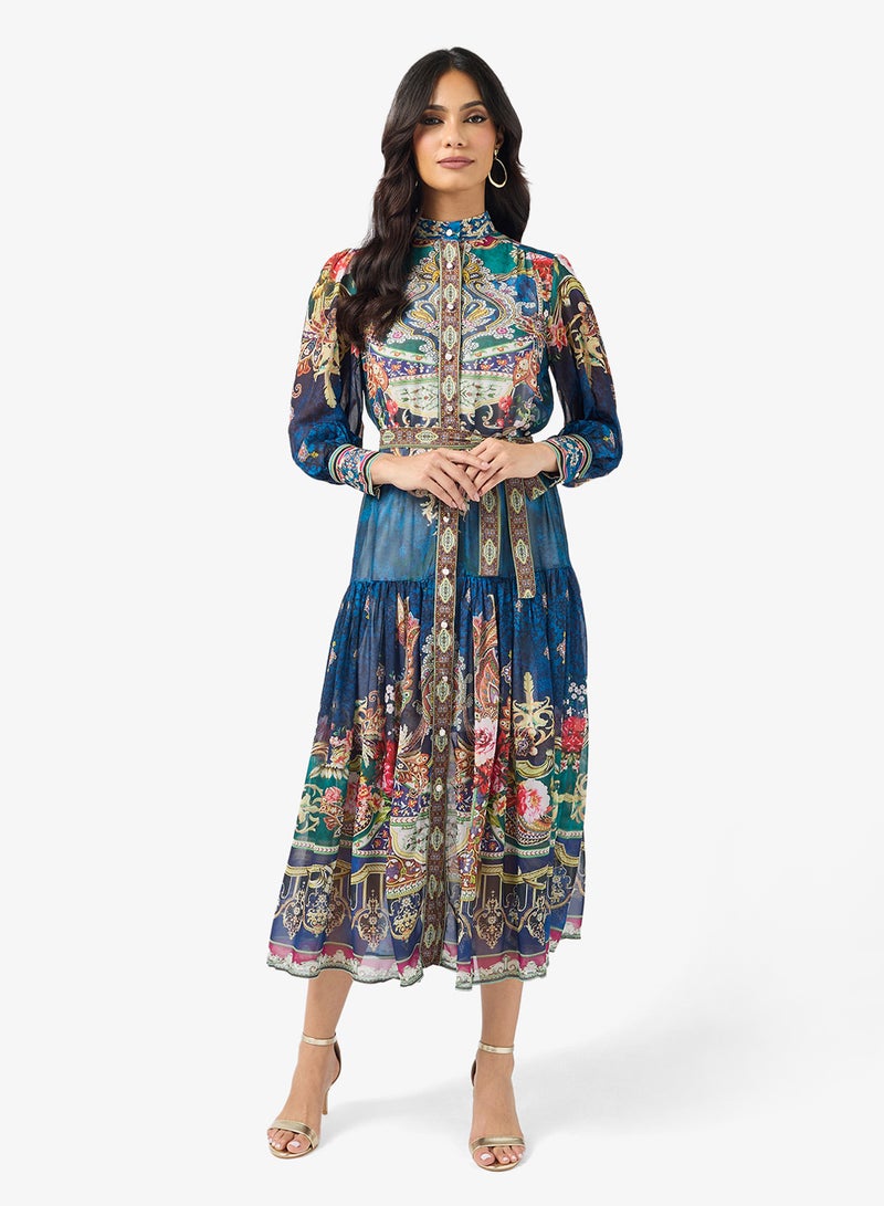Khizana Printed Dress - Image 4