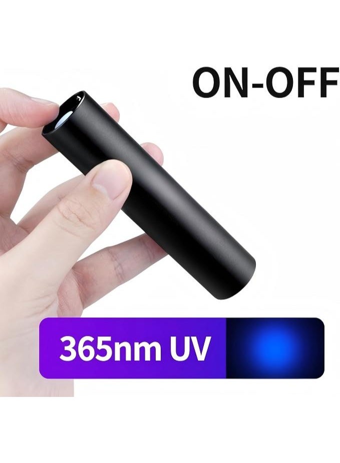 30W 365nm UV Flashlight USB Rechargeable - Powerful Black Light for Jewelry Authentication & Pet Urine Detection - Mini Ultraviolet Detector for Cat Dog Stains, Scorpion, Bed Bug - Image 4