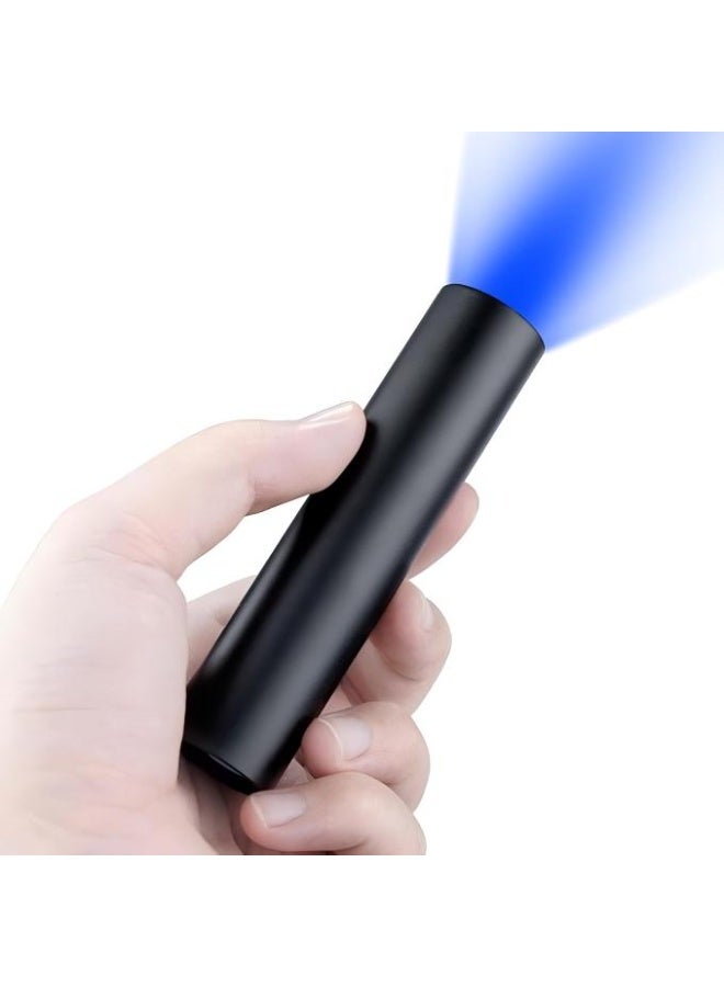 30W 365nm UV Flashlight USB Rechargeable - Powerful Black Light for Jewelry Authentication & Pet Urine Detection - Mini Ultraviolet Detector for Cat Dog Stains, Scorpion, Bed Bug - Image 5