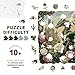 Purdicra Wooden Puzzles for Adults Dragon and Flowers Wooden Jigsaw Puzzle Unique Animal Shaped Wood Puzzles Adult Christmas Birthday Gifts for FriendsFamily Home Decor 83 84in 100pcs - Image 4