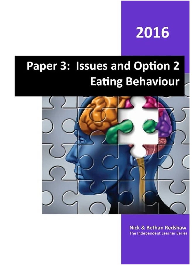 Paper 3 - Option 2 Eating Behaviour  - Image 1