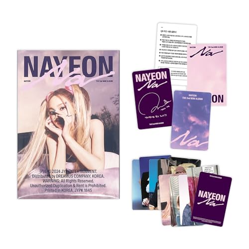 JYP Ent. NAYEON - 2nd Mini album [NA] (Platform_Nemo Ver.) Album Case + Special Photocard + Photocard + QR Card + Lyric Paper + Manual Card + 2 Extra Photocards - Image 3