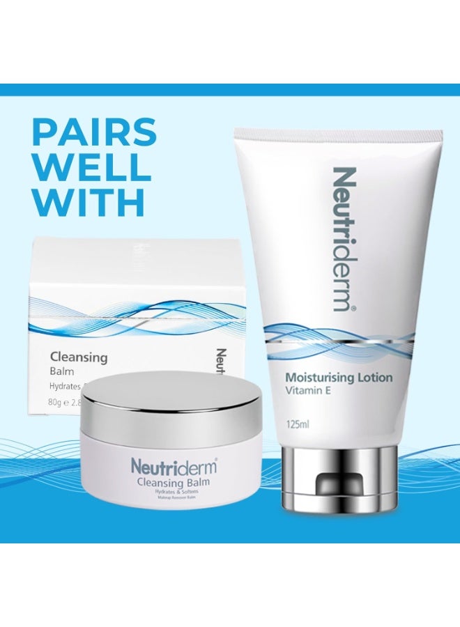 نيوتري ديرم غسول الوجه الرغوي نيوتريديرم للبشرة الجافة: منظف الوجه فائق الترطيب مع النياسيناميد وفيتامين ج ورغوة التنظيف بروفيتامين ب5 - غسول الوجه يزيل المكياج والشوائب - 150 مل - Image 3