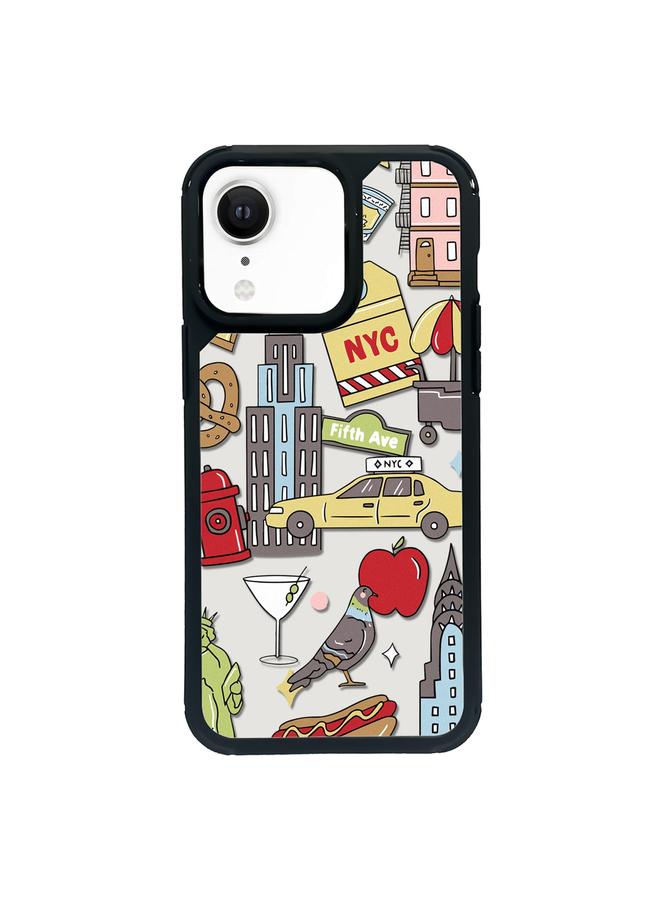 اس-توب جراب لهاتف iPhone XR بتصميم حصري من البولي كربونات بنمط تغطية كاملة - Image 1