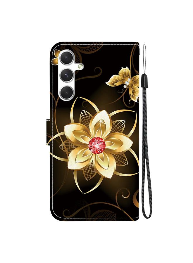 اس-توب جراب لهاتف Samsung Galaxy S24+ 5G جراب هاتف جلدي برسومات ملونة وملمس كريستالي - Image 3