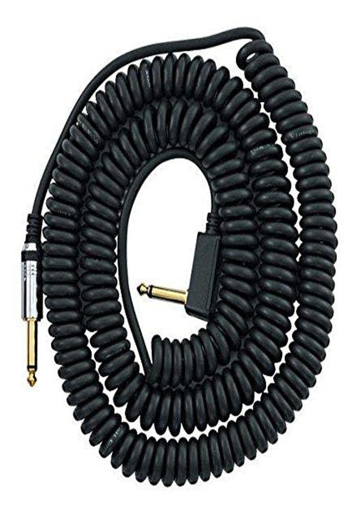 VOX VCC090 Black Coiled 1/4" Cable with Mesh Bag, 29.5' - Image 1