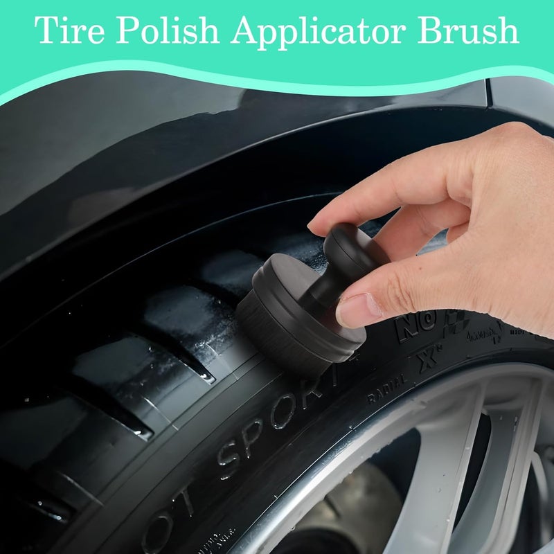Amabro Car Tire Shine Brush with Stand - Image 2