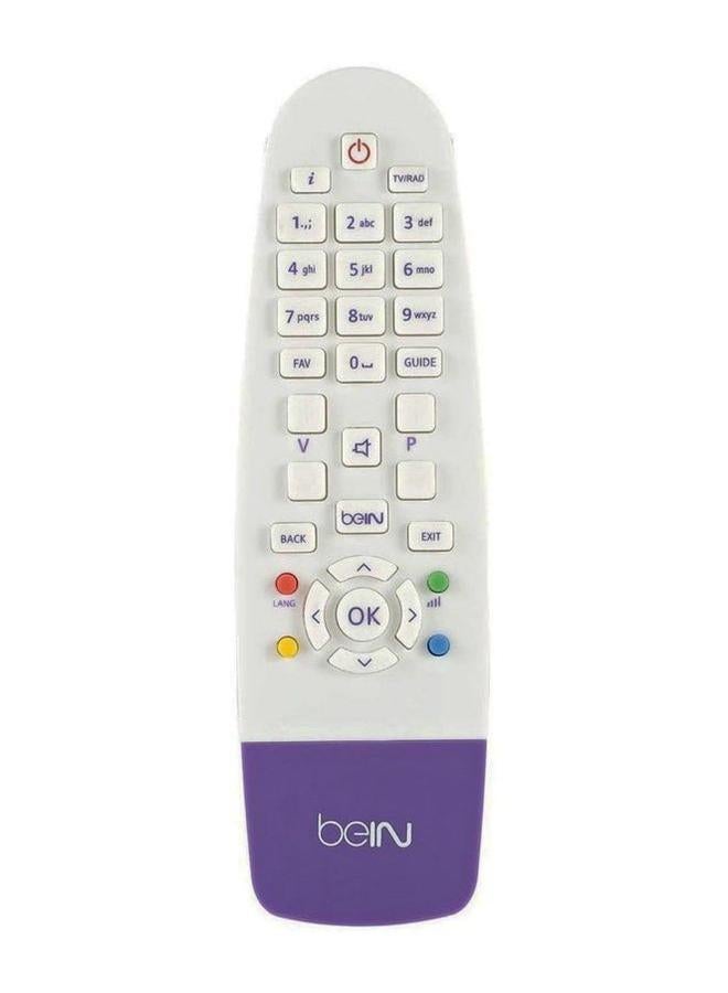 Bein Sport Receiver TV Remote Control White/Purple