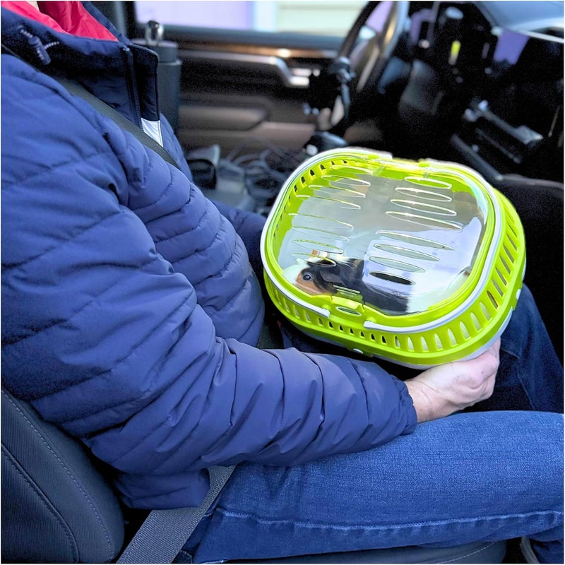 TRIXIE Pico Transport Crate Small Pet Carrier Portable Travel Carrier for Small Pets Hamsters Guinea Pig Lizards - Image 4