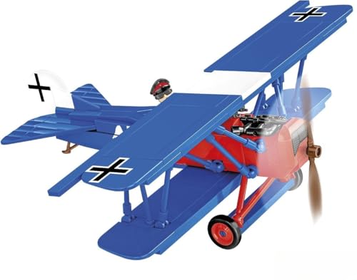 COBI Historical Collection Great War Fokker D VII Plane Building Set 256 Pieces - Image 5