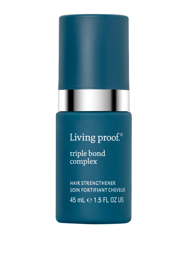 Living Proof علاج تقوية الشعر بتعقيد ثلاثي الروابط - يصلح الشعر التالف من الداخل، يقوي الخصلات ويقلل من التكسر لشعر أقوى (45 مل) - Image 2