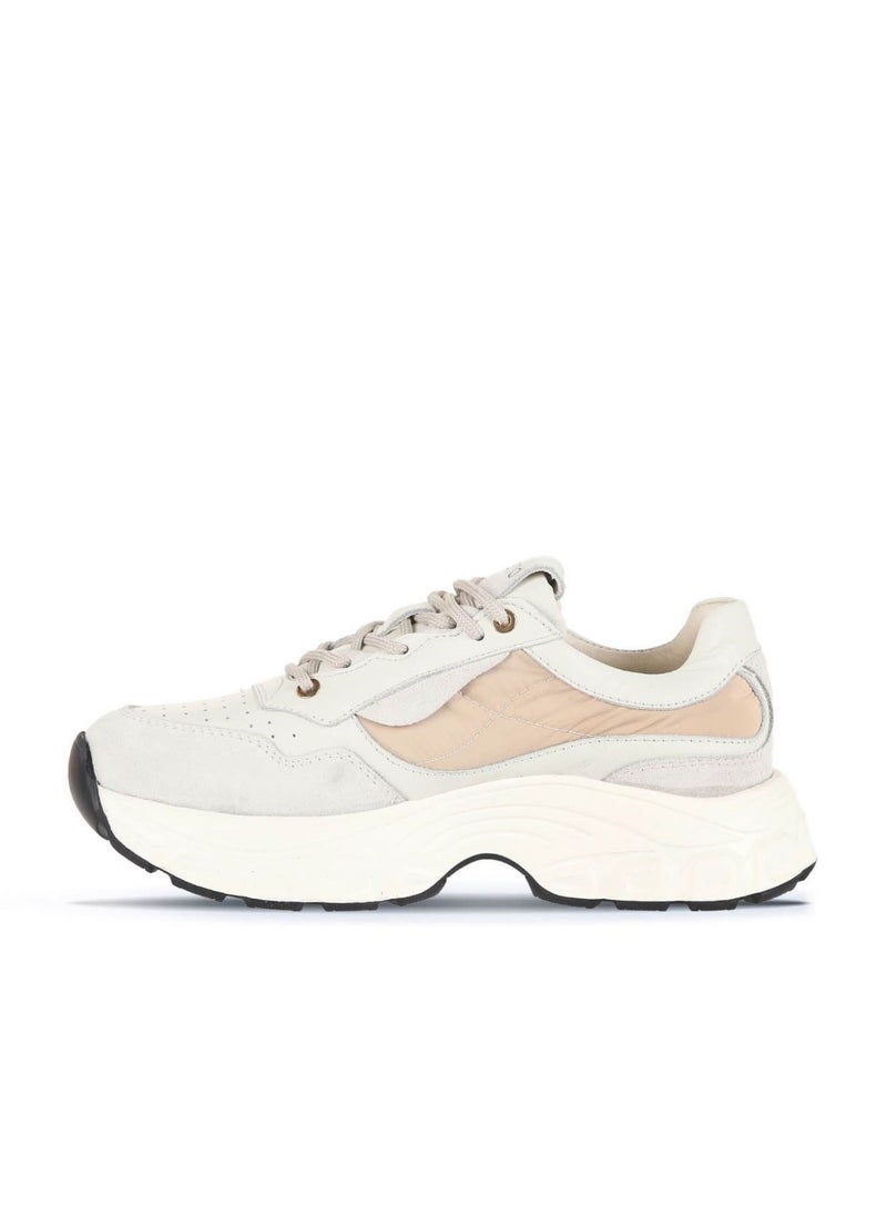 BUENO Women's Chunky Sole Sneakers – Stylish Lace-Up Trainers with Suede and Mesh Panels for Sporty Casual Wear - Image 3