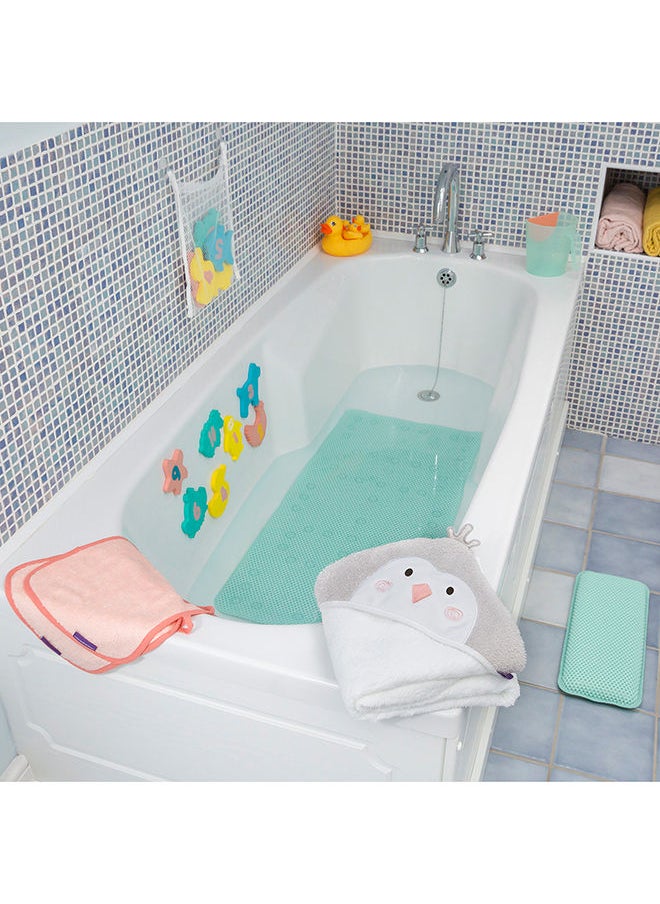 Clevamama - Bath Mat And Kneeling Cushion Blue (Antibac Treated) - Image 1
