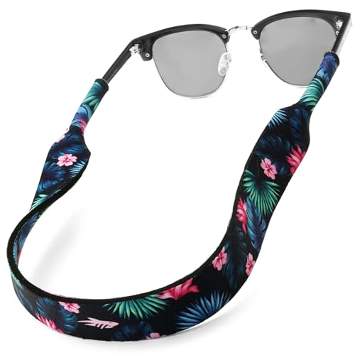 Pilotfish Neoprene Sunglasses Strap – Neoprene Eyewear Retainer, Secure Floating Sunglass Cord with Anti-Slip Ends - Image 1