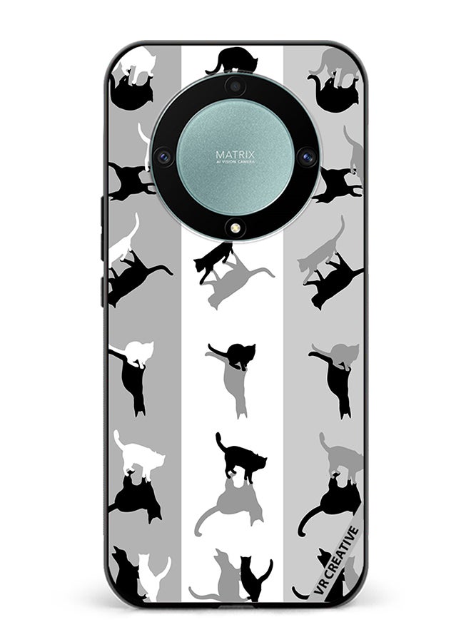 VR CREATIVE Protective Case Cover For Honor X9b Cats Spook Design Multicolour - Image 1
