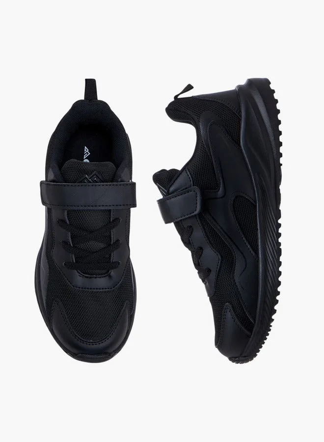 Oaklan by Shoexpress Panelled Sports Shoes with Hook and Loop Closure