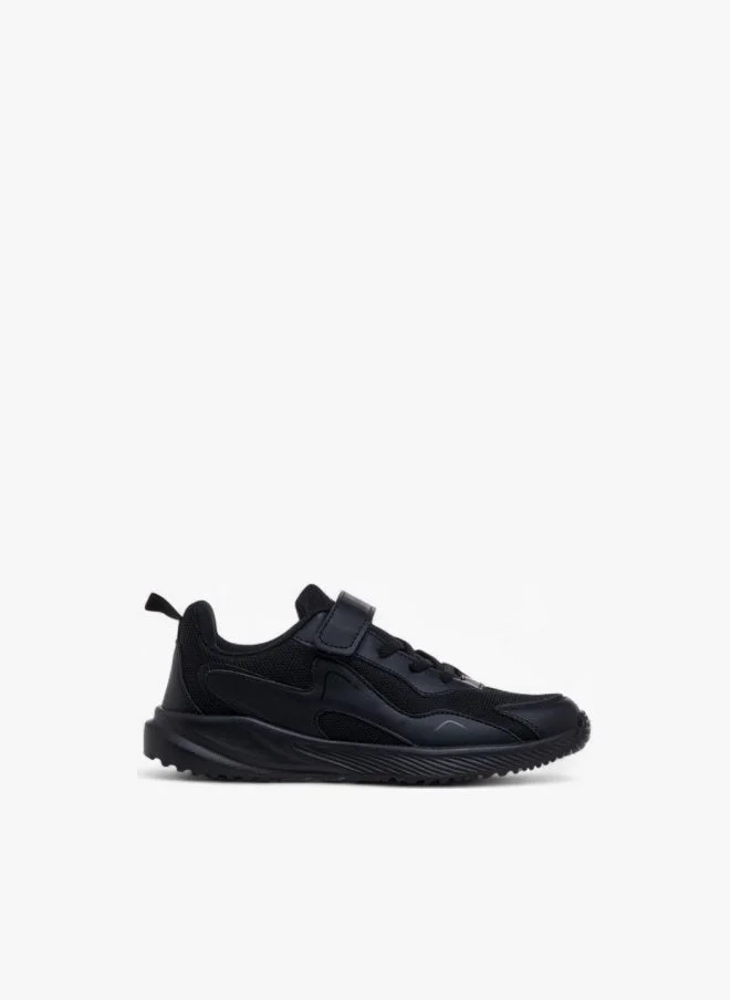 Oaklan by Shoexpress Panelled Sports Shoes with Hook and Loop Closure