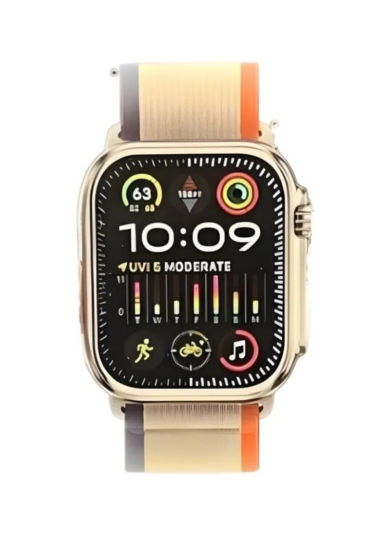 X-Inova - smart watch x-inova X10 ULTRA 2 germany,AI Voice Assistant,Take Photo,Bluetooth Call,Health Monitoring,Music Control,Always-on Clock and 2 strap-orange - Image 1