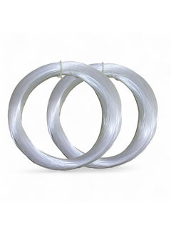 ADW CRAFT'S 1mm Transparent Nylon Fish line50 Mtrs10 RollTransparent Nylon Fish WireFish Wire for Craft MakingTransparent Nylon StringClear Nylon StringNarambu Thread Aari WorkClear Nylon String Thread 