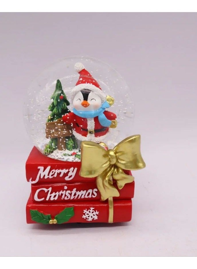 Christmas LED Crystal Santa Claus and Snowman 12cm Small Size Night Light Home Decor - Image 2