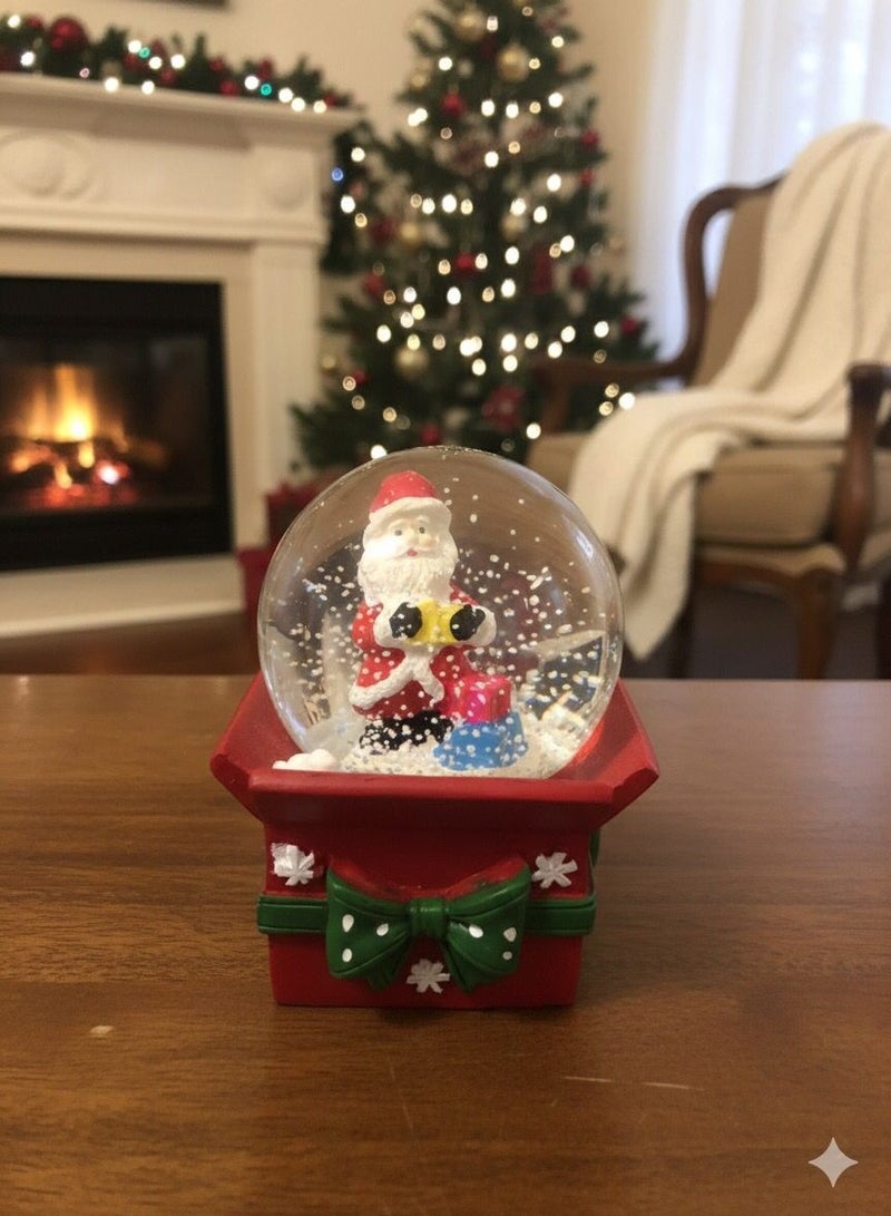 Christmas LED Crystal Santa Claus and Snowman 12cm Small Size Night Light Home Decor - Image 1