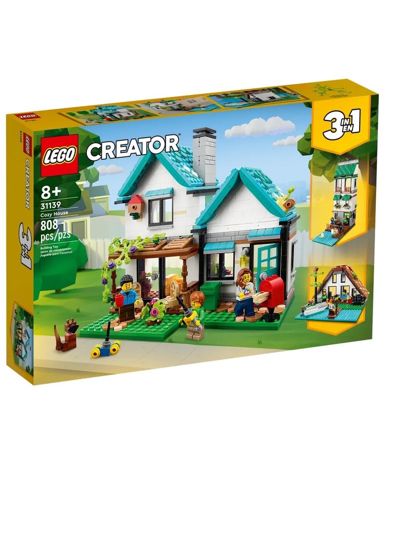 LEGO LEGO - Creator 3 in 1 Cozy House 808 Pieces - 31139 - Image 1