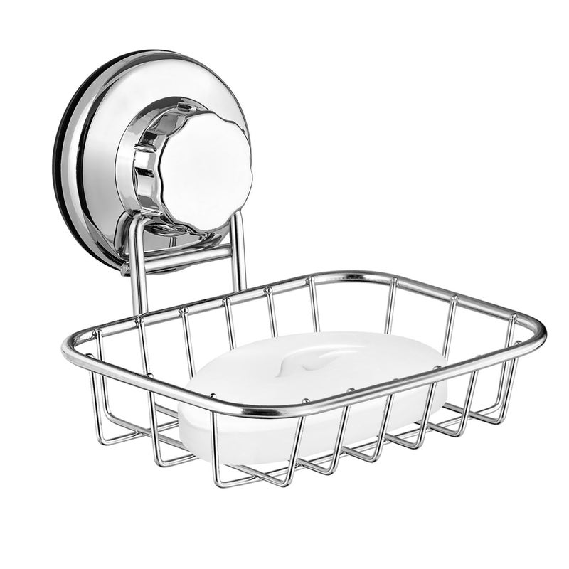 SANNO SANNO Suction cups Shower Caddy Soap Dish Double Bath Hook-Bath Organizer Kitchen Storage Basket for Shampoo, Conditioner, Soap- Anti Rust stainless steel (set of 3)  - Image 5
