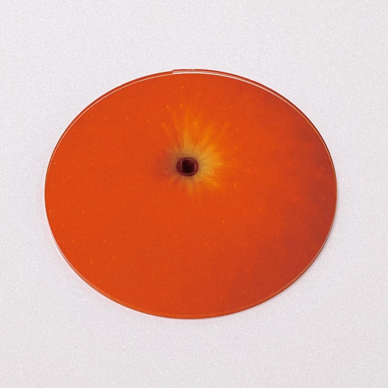 Creative Cute Orange Acrylic Coaster Fruit Heat Insulation Coaster Table Decoration - Image 2