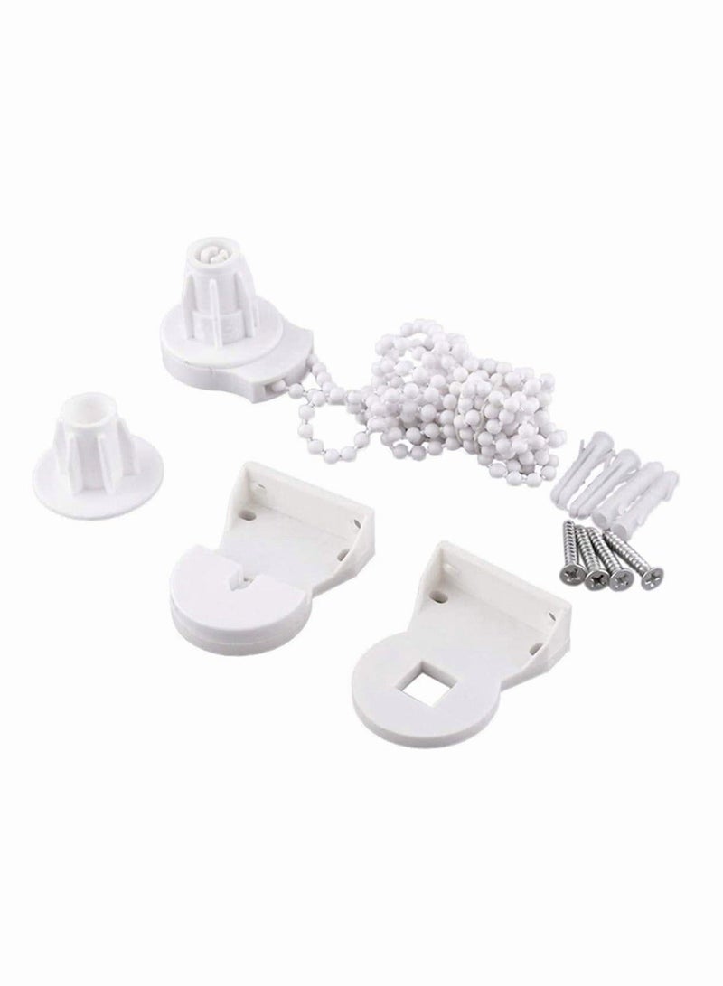 Roller Blind Fittings 25MM Brackets Plastic Replacement Repair Kit Curtain Accessories with Beaded Chain Screws for Windows - Image 4