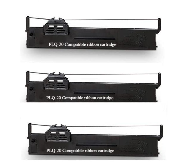 IMPRINTE PLQ-20 Ribbon Cartridge for Epsonn Plq-20,20M,20K,20Km Printers (Pack of 3) - Image 1