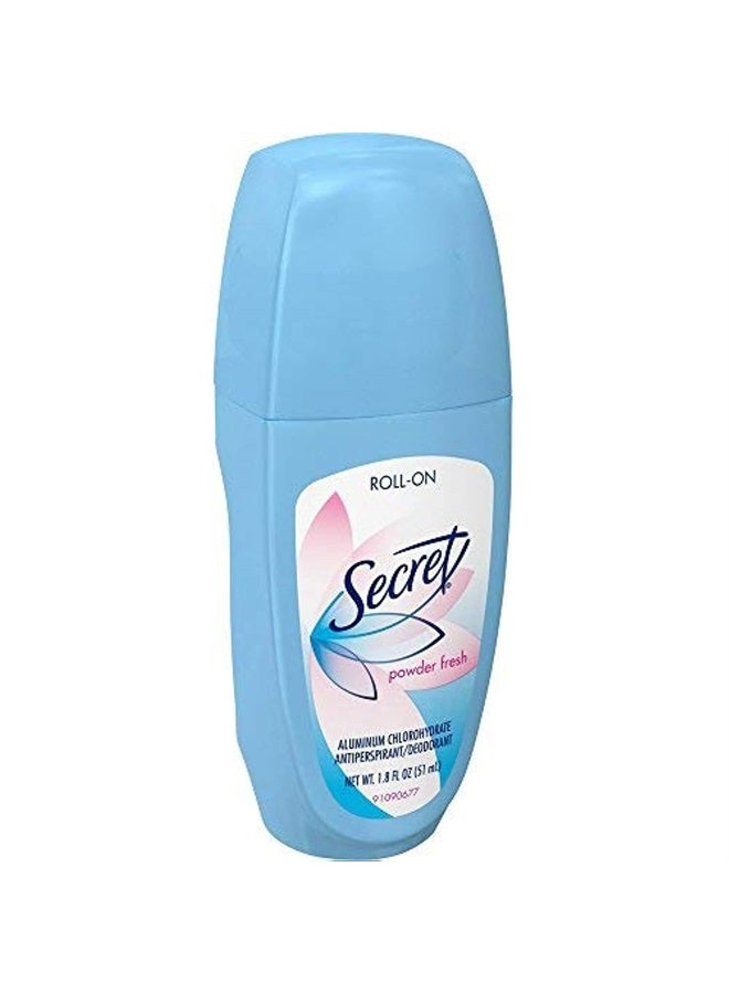 Secret Original Roll-On Antiperspirant Deodorant 1.8 oz (Pack of 2)