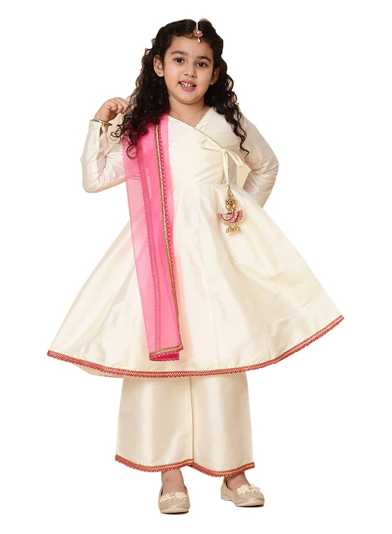 A.T.U.N. (ALL THINGS UBER NICE) A.T.U.N. Girls Anarkali Palazzo Set - Image 2
