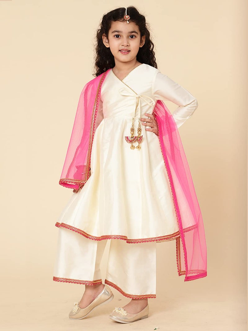 A.T.U.N. (ALL THINGS UBER NICE) A.T.U.N. Girls Anarkali Palazzo Set - Image 4