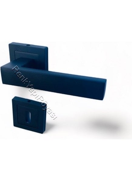 Renk Yapı Rüyası Color Building Dream Panel Door Handle Kitchen Door Handle Sturdy Spring Mechanism Metal Casting Handle Black Color  - Image 3
