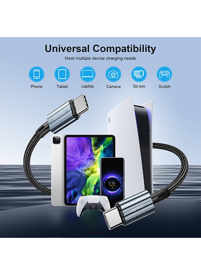 iOsuite 60W USB-C to USB-C Cable Balck 2M  - Image 4