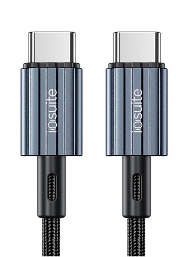 iOsuite 60W USB-C to USB-C Cable Balck 2M  - Image 1
